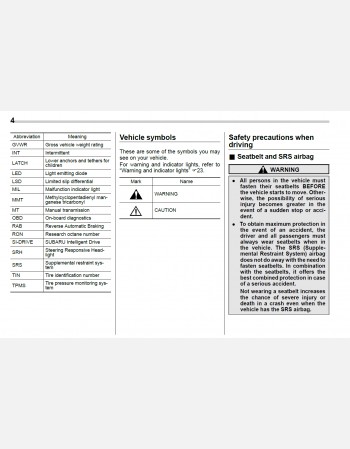 subaru wrx 2019 owners manual